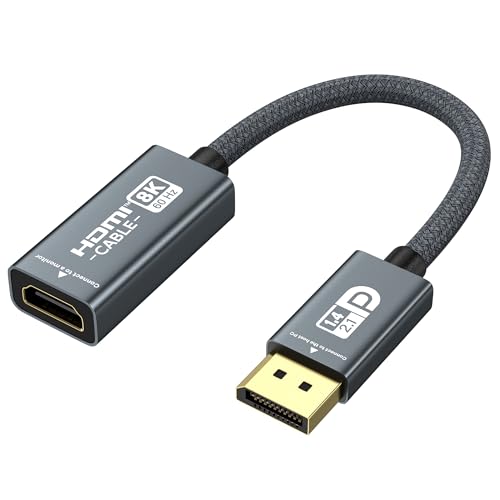 Adaptateur DisplayPort vers HDMI 8K 60Hz actif pour connecter votre PC Gamer performant