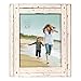 Prinz Homestead Distressed Wood Frame, 8 by 10-Inch, White