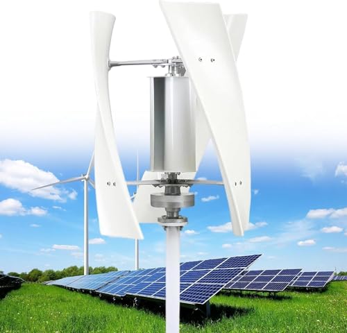 18000W Vertical Wind Turbine Generator Kit, 12V 3-Blade Helical Design with MPPT Controller, Perfect for Home and Factory Renewable Energy Solutions