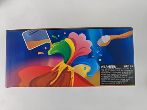 UNGLINGA 100+ Science Lab Experiments Kit for Kids, STEM Activities Educational Scientist Toys Gifts Chemistry Set, Gemstone, Volcano, Glowing Worms, Fizzy Reaction - Image 9