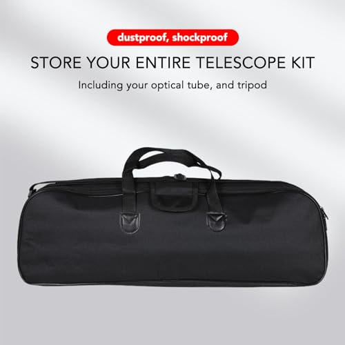 Telescope Bag, Large Telescope Travel Bag with Adjustable Shoulder Strap for 70400 70300 Telescopes, Multipurpose Carrying Case for Telescope Mount Tripod Accessories by Tangxi - Image 2