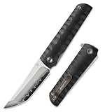 North Mountain Blade Kick Stop Chop Plus 3.74' SLD-Magic Blade G10 Flipper opener Outdoor Folding Knife, Japanese-Style Tanto Blade (Blake)