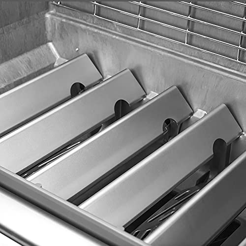 Onlyfire Edelstahl Aromaschienen Flavorizer Bars Flammenblech für Weber Genesis II/LX 400-Serie (7 Stück)