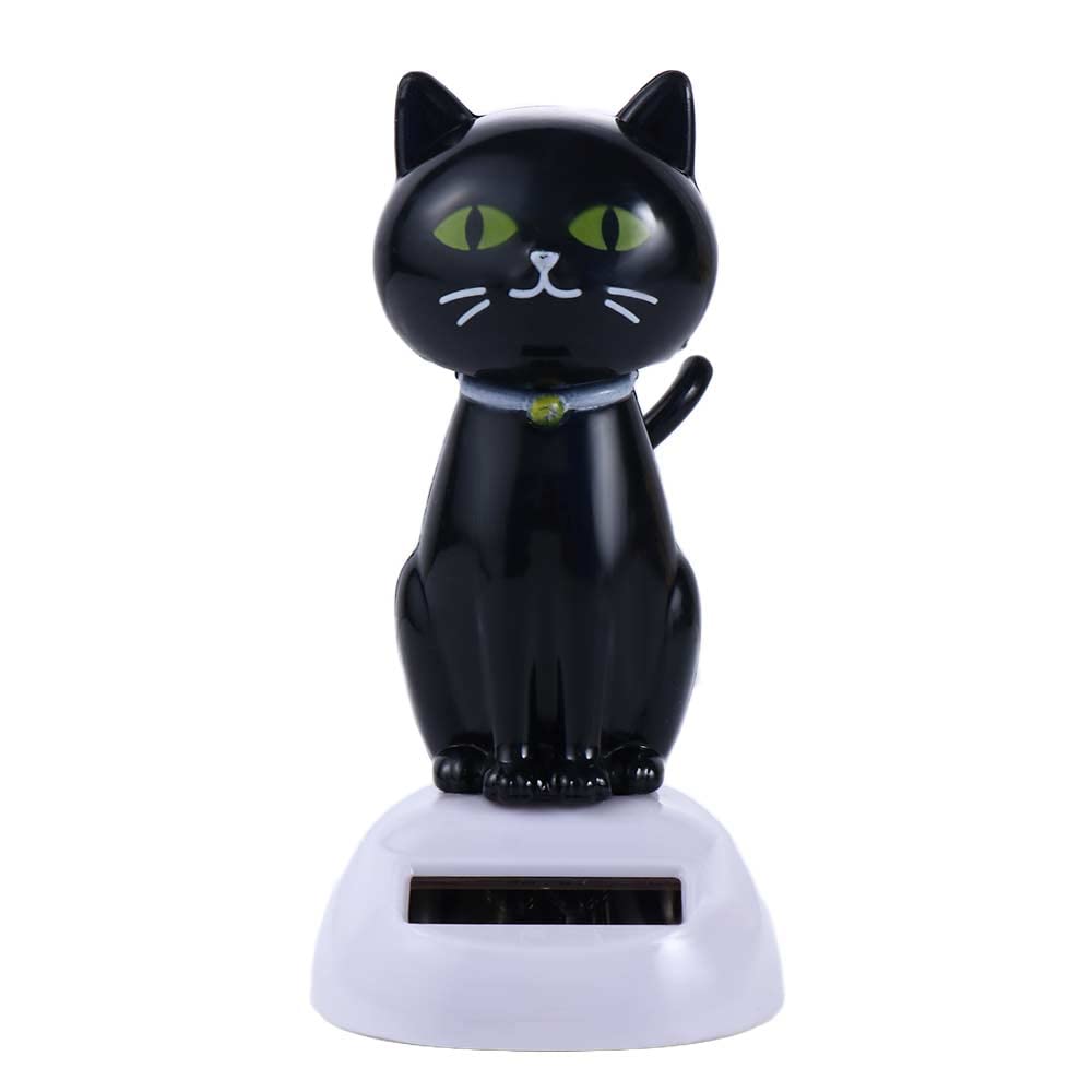 Amazon.com: Solar Powered Dancing Black Cat Figure Shaking Head