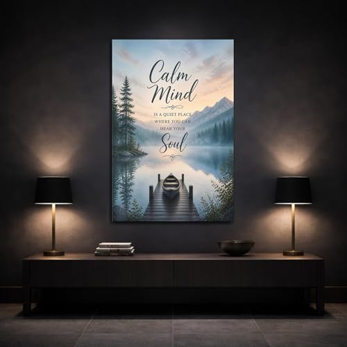 Impression sur toile paysage montagne vertical 50x75cm - 3