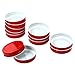 Cabilock Jar Lids Replacement 12pcs Wide Mouth Mason Jar Lids Wide Mouth Ball Jar Lids Canning Lids Leak-Proof Canning Jar Caps Stainless Steel Mason Jar Top Cover Red Mason Jar Cover