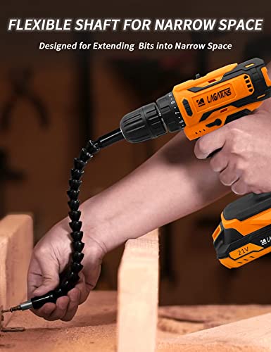 Power Drill Cordless,21V Electric Power Drill Set,18+1 Clutch & Variable Speed,3/8-Inch Keyless Chuck，40Nm（355In-Lbs）Max Torque,With A Battery & Charger,And Other Accessories #TOP4