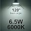 6.5w 6000k Daylight White