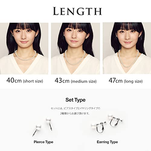 Matthewmark『パールネックレスピアス/イヤリングセット』