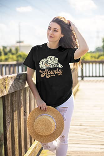 Howdy Shirt Women Cowgirl Western Shirts Country Music Tshirt Short Sleeve Rodeo Graphic Tee Top3