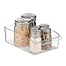 Produktbild Relaxdays Küchen Organizer, Lebensmittel Aufbewahrung, mit Griff, Kunststoff, Kühlschrankbox, 9x31x20 cm, transparent, 1 Stück