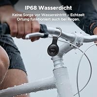 UGREEN FineTrack Mini (2er Pack) kabelloses Laden, Apple Find My (nur iOS) | Kabellos ladbarer Tracker, 12 Monate Laufzeit, Smarttag mit 100 dB Alarm, Schlüsselfinder für Koffer, Gepäck, Reisepass – Ansicht 5