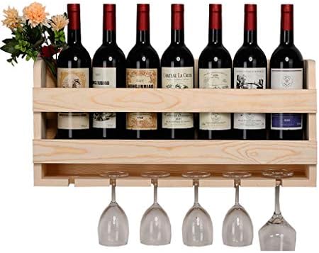 Cremagliere del vino fissate al muro/Espositore per bottiglie a parete/Portabottiglie con