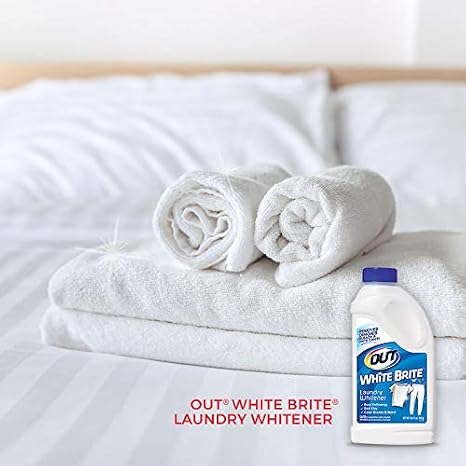 OUT White Brite Laundry Whitener, White Clothes Stain Remover, 28 oz 1-Pack