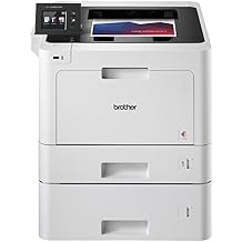 Brother Business Color Laser Printer, HLL8360CDWT, Wireless Networking, Automatic Duplex Printing with Lower Paper Tray,Works with Alexa, White