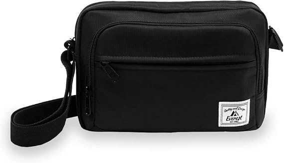 Everest Shoulder Bag, Black, One Size