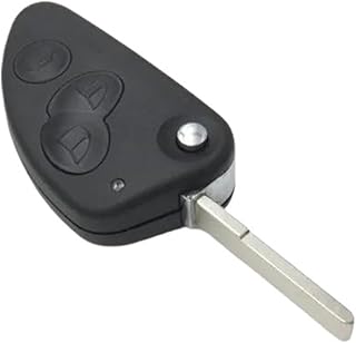 に適合する アルファ に適合する ロメオ 147 156 166 GT フリップ式キーシェルケース キー交換用ケースシェル キーカバー(3 buttons)