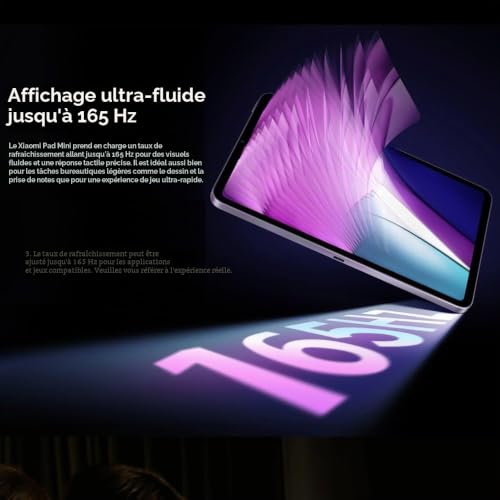 XIAOMI Tablet Pad Mini, 12GB + 512GB, 9.9 Inches, Black, 7500 mAh Battery, 165 Hz, IPS LCD Display, Mediatek Dimensity 9400+, Android 15, with Charger, NFC Free - 7
