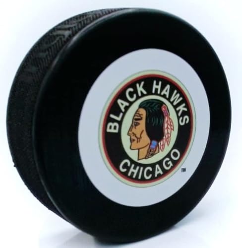 Inglasco Blackhawks 1937 Vintage Logo Souvenir Hockey Puck #TOP28