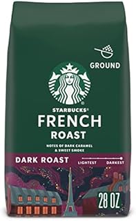 Starbucks Ground Coffee—Dark Roast Coffee—French Roast—100% Arabica—1 bag (28 oz) - (Packaging May Vary)