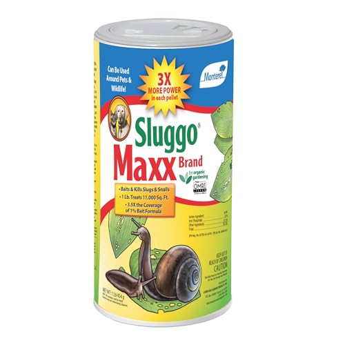 Monterey Sluggo Maxx Organic Snail & Slug Killer 1 lb