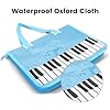 BestSounds Piano Bag, Zipper Waterproof Music Book Tote Bag Piano Accessories for Women, Gifts for Musicians (Blue) #5