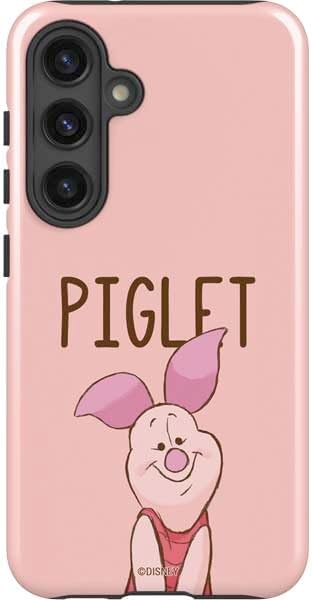 Skinit Impact Phone Case Compatible with Galaxy S25 - Officially Licensed Disney Winnie The Pooh Piglet Portrait Design