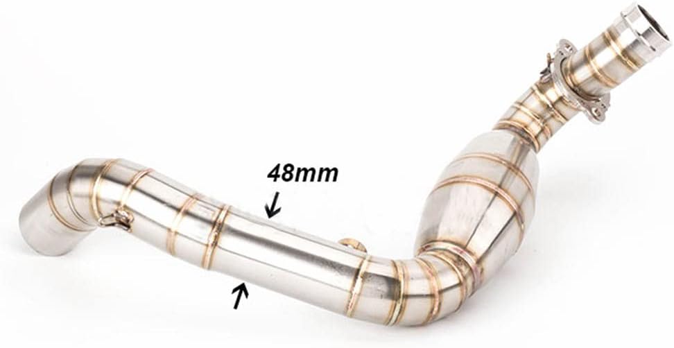 For BMW G310R G310GS 2017-2024 エスケープ スリップオン オートバイ排気マフラー フロントとミッドリン