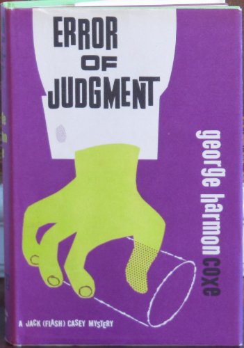 Error of Judgment; a Jack (Flash) Casey Mystery B00240HAE8 Book Cover