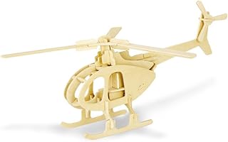 Wooden Plane Assembly Puzzle Model for Creative Simulation Plane Educational Wooden Block for Hand-Eye Coordination Dexterity and Imagination Development