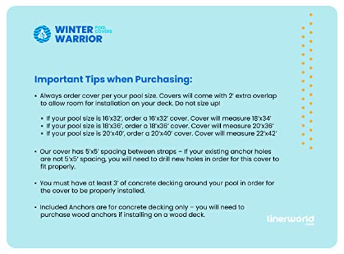Linerworld Winter Warrior Mesh Inground Safety Pool Cover thumb #4