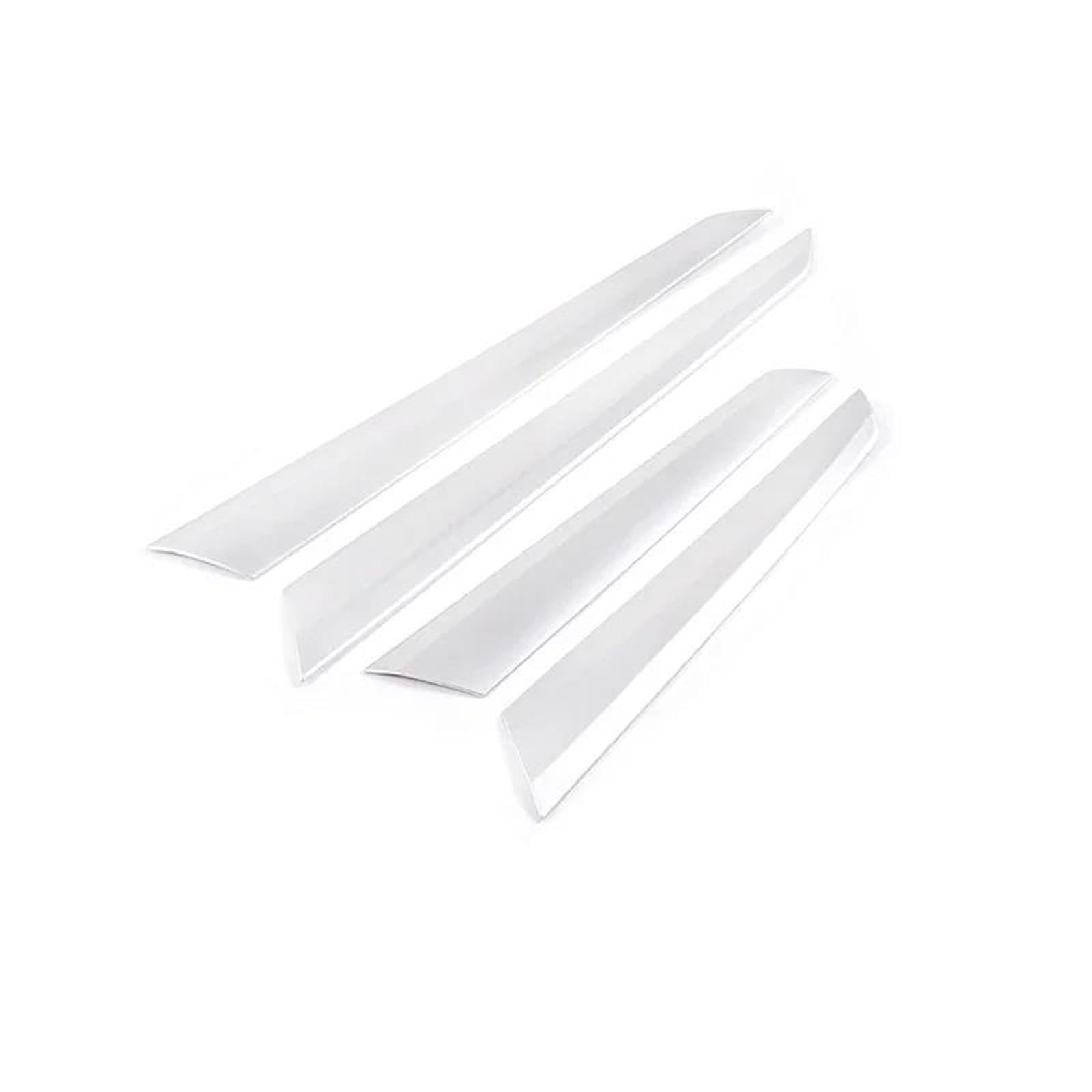 FHCBUTAE Interior Car Handle ABS Car Interior Door Decoration Panel Cover for Mercedes for Benz C-Class W204 C180 C200 2009 2010 2011 2012 2013 2014(Silver 1)