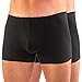 Produktbild HERMKO 8900 2er Pack Herren Boxer Shorts Unterhose, Größe:D 8 = EU XXL, Farbe:schwarz