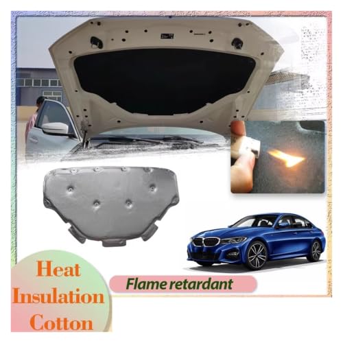 Tapis d'isolation pour capot BMW G20 G21 M340i 2020-2025 - Doublure de protection thermique Style C