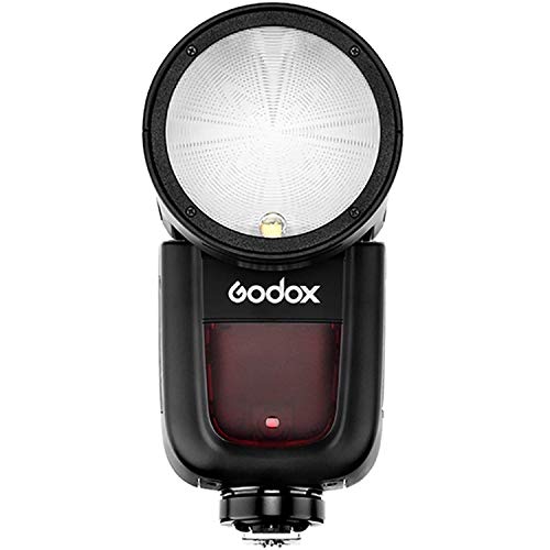Image of Godox V1-C V1 Li-on TTL On-Camera Round Flash Speedlight Compatible with Canon