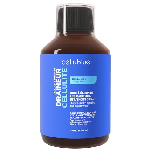 Draineur Cellulite Cellublue - Cible la cellulite en profondeur - Cure 15 jours - 250 ml