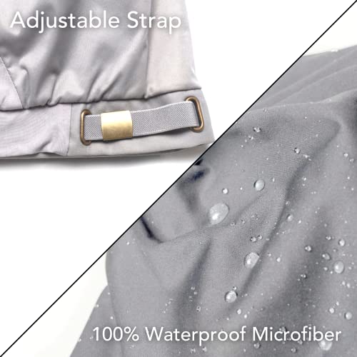 Hairbrella Lite Women’s Rain Hat - Satin-Lined Waterproof Hair Protection With Adjustable Strap | Foldable & Packable Integrated Storage Pouch Hat Paloma #TOP4