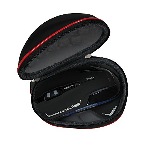 Hermitshell For E-Blue E-3Lue Mazer Ii 2500 Dpi Wireless Gaming Mouse Ems601Bkaa-Nf Travel Eva Hard Protective Case Carrying Pouch Cover Bag Compact Sizes #TOP3