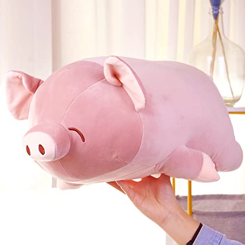 Oulv Cute Pig Stuffed Animal Plush Doll Toy, Soft Fat Pig Plushes Hugging Pillow Gifts For Bedding, Kids Birthday, Valentine, Christmas Room Decoration(31.4Inch) #TOP5