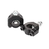 Handlebar Risers Clamps 7/8'' 22mm Handlebar Bar Risers Mount Bracket Clamp Taper For 2 Stroke 47 49cc Moto Dirt Bike Motorcycle Parts Accessories
