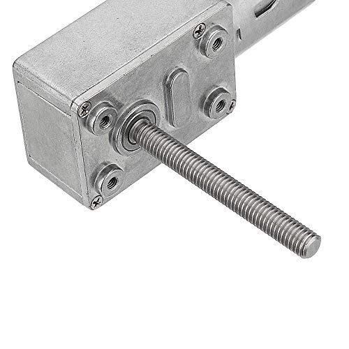 DollaTek JGY370 DC12V 150 RPM 50 mm-M6 Schraube Schneckengetriebemotor Selbstsichernder Untersetzungsgetriebemotor