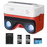 KanDao 3Dカメラ 4K 60FPS 180度 VRステレオカメラ 2.54インチタッチスクリーン付き VRデバイス対応 QooCam EGO バッテリーセット 白