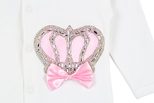 Lilax Baby Girl Newborn Jewels Crown Pink Take Me Home Layette 5 Piece Deluxe Gift Set #TOP7