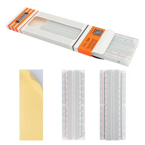 Electronics Basic Starter Kit for Arduino, 830 tie-Points Breadboard with Power Supply, More Than 400pcs Components Electronics Fun Kit Compatible with Arduino UNO R3, Raspberry Pi, STM32