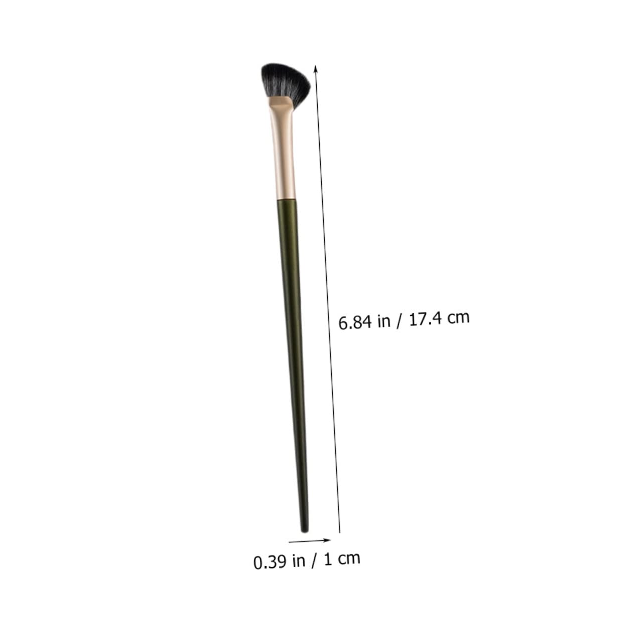 FRCOLOR 20piezas Brocha De Contorno De Nariz Angulada De Pinceles De Maquillaje Pequeños Para Ojos y Difuminado Accesorio Cosmético Profesional