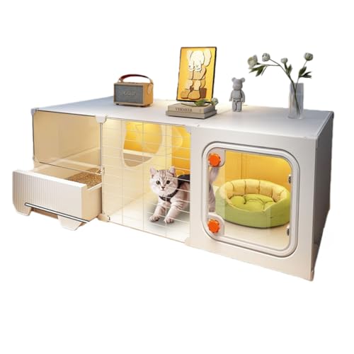 Fiozwea�ꏊ���߂܂���L�P�[�W�ƒ�p�������^�t�B�I�Y�E�B�A�^�C�v�L�ʑ��g�C����̃p�[�e�B�V������ԕt���Q�����r���O�g�C�� (�傫���T�C�Y�y105*35*35 cm�z,�z���C�g�x�[�X�\��)