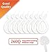 KAWKALSH 260 Balloons White Twisting Animal Balloon Thickening Latex Modeling Long Magic Balloon for Animal Model Skinny Clown Christmas Birthday Wedding Party Garland Decorations 100pcs