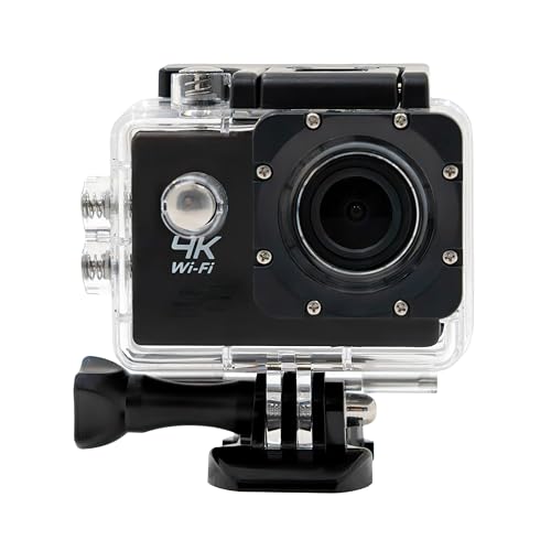 Dachrinnenreinigung Kamera Set 4K 4x Zoom, 170Grad Weitwinkel, Inspektionskamera, Wiederaufladbar, Wasserdichtes Gehäuse, WLAN, Kompatibel mit Android und iOS Smartphones, Inklusive Halterung