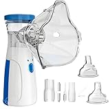 Nebulizador inalador ultrassonico sem fio recarregavel usb compacto