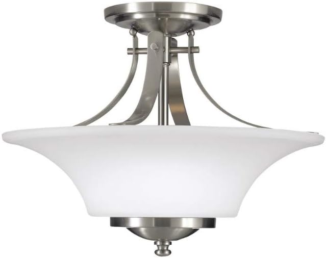 Best SEA Gull SF241EN3/BS Two Light Semi-Flush Mount Best SEA Gull SF241EN3/BS Two Light Semi-Flush Mount